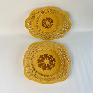 Laser Cut Wood Trays Made in Indonesia